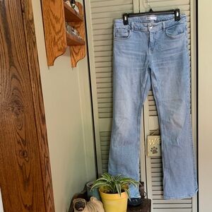 Zara Sky Blue Wide Leg Jeans